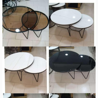Home Interiors Center Table and Side Stool Combo