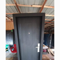 Black Metal Door