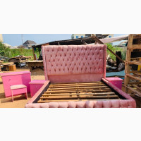 6 / 6 ) Padded Pink Design Bedframe