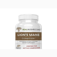 Realmushrooms Lions Mane Brain and Focus, Cognition, 120 Caps