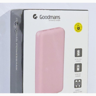 Goodmans ROSE GOLD High Capacity Fast Power Bank 20000mah