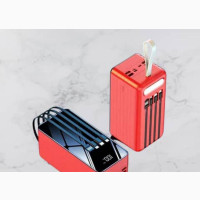 50000mAh Power Bank with Inbuilt Cable - V50
