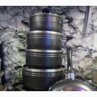 Primaware Non-Stick Cookware Set, 10 Piece Pots Sets