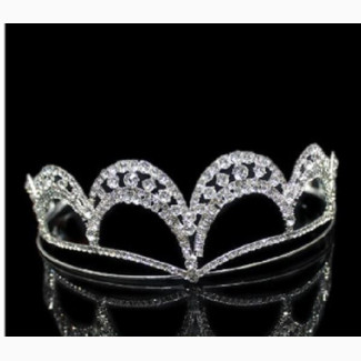 Bridal Wedding Tiara Crown - Silver