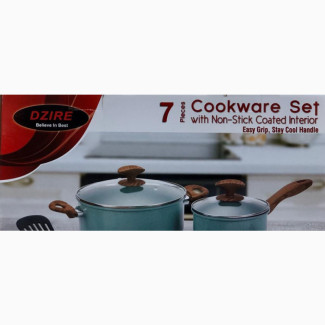 7pcs Cookware Set With Non-Stick Coated Interior