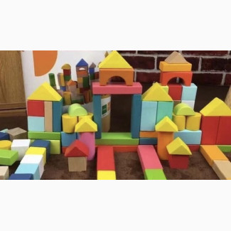 100 PCS Best Selling Wooden Building Blocks