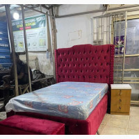 High Quality Luxury 4.5by6ft Upholstery Bedframe