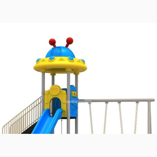 Massive Playground Set With Swing