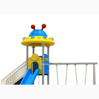 Massive Playground Set With Swing