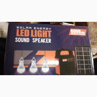 Solar Energy Led Light Sound Speaker With 3 Led Light