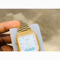 Vintage Casio Double Time Watch