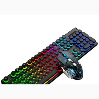 T-Wolf TF380 Wireless Mechanical Keyboard With Mouse Backlit