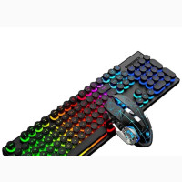 T-Wolf TF380 Wireless Mechanical Keyboard With Mouse Backlit