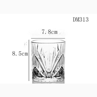 6pcs Glass Cups {Dm313}