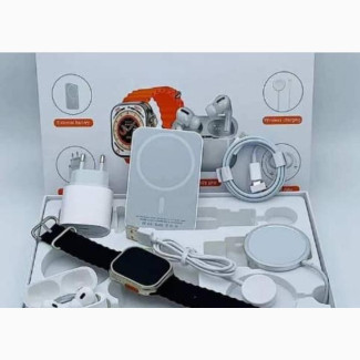 Ultra 8 Smart Watch + AirPods Pro + Power Bank + Charger