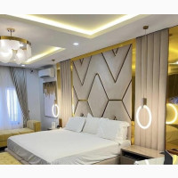 Luxury Bed With Ottoman and Side Drawer - Home Interiors