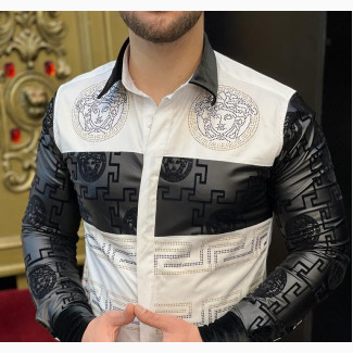 Luxury Versace Shirt for Men - Red Polo Shirt