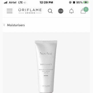 Novage Brilliance Day Cream With SPF 30
