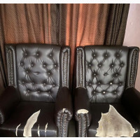 Home Interiors Fiber Leather Chairs