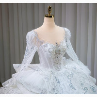 Luxury White Ball Dress