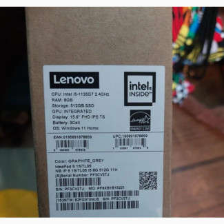 New Laptop Lenovo 8GB Intel Core I5 SSD 512GB
