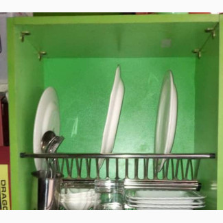 Wall Hanging Kitchen Cabinet Stainless Steel 18/10 Dish Rack By 3 Step