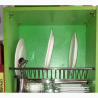 Wall Hanging Kitchen Cabinet Stainless Steel 18/10 Dish Rack By 3 Step