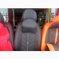 Black Leather Car Seat Cover