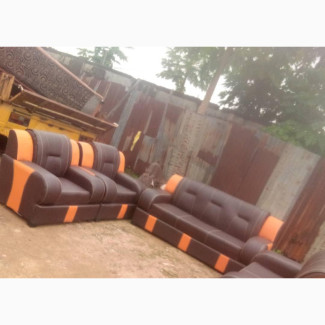 Complete Set of Leather Sofa