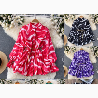 NEW IN *Quality Chic Flare Shirt- Dress