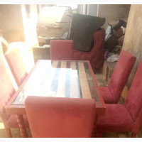 Complete Set of Dinning Table 6 Chair