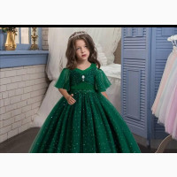 Green Full Ball Dress for Teenagers