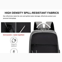 Waterproof Backpack with Security Lock - Unisex - Brand New