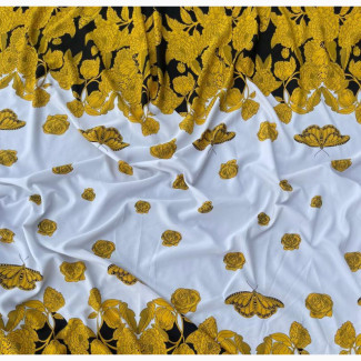 Vintage Crepe Fabric for Sale - Yardage Available