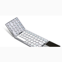 Foldable Cordless Keyboard - Brand New Silver Keyboard