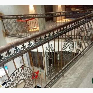 Wrought Iron Handrail - Royal Torch Design