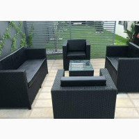 Rattan Outdoor Chairs Set With Table