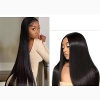 46” Premium Quality Hair Blend Bone Straight Wig
