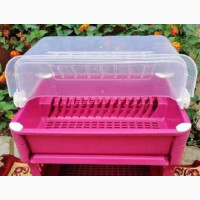 2 Layer Plastic Dish Rack - Brand New