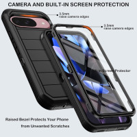 Rugged defender armor case for Google Pixel 9 Pro XL