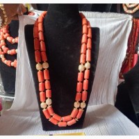 Stunning Coral Beaded Necklace for Women