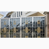 Black and Gold Stainless Steel Gate - Brand New, Affordable Prices