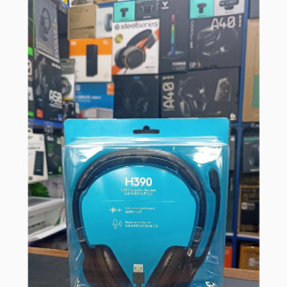 Logitech H390 Wired Headset for PC/Laptop, Stereo Headphone
