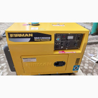 FIRMAN 10kva Soundproof Diesel Generator - Brand New
