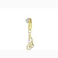 Sassy S-shaped Navel Ring for Women