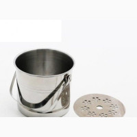 Stainless Steel Ice Bucket With Tong