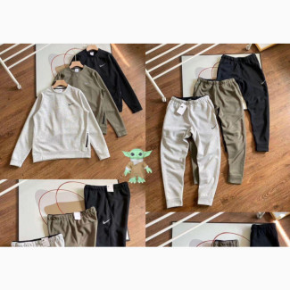 Nike Sportswear Tech Fleece Track Suit BLACK GREY GREEN