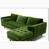 L-Shaped Sofa - Suede Fabrics - Discounted Prices