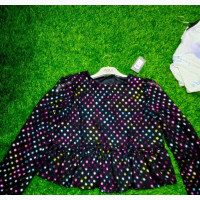 Girls Chiffon Long Selves Croptop