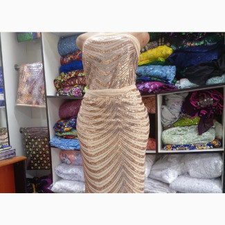 Quality Sequence Lace Rose Gold